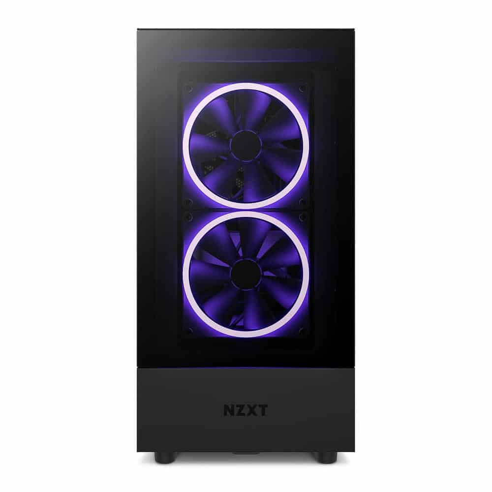 (image for) NZXT H5 Elite Black Mid Tower Tempered Glass PC Gaming Case